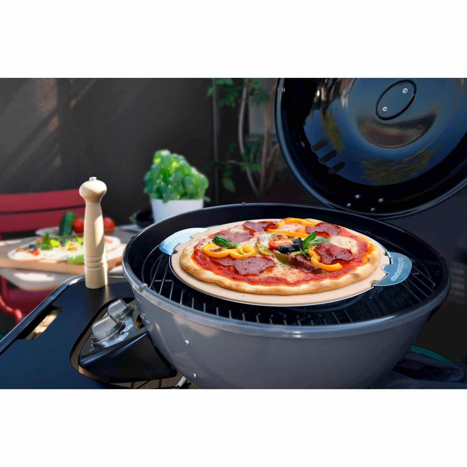 OutdoorChef Pizza- og bagesten L - Billede 2